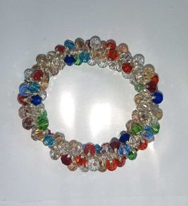 Colorful Crystal Multi colour hair tie