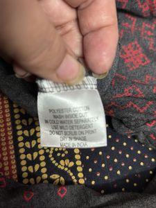 Patterned Knit Kurti