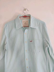 Hollister Striped Button-Up Shirt