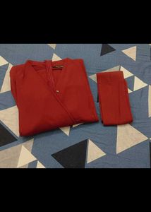 Red Jumpsuit & Pants Set✨