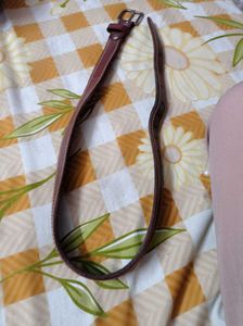 Woodland Brown Leather Belt