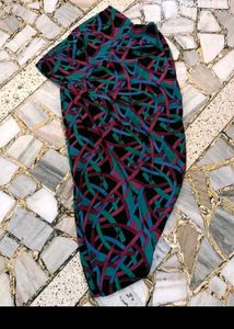 Vibrant Abstract Print patiala salwar