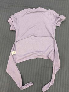 Mauve Top with back knot