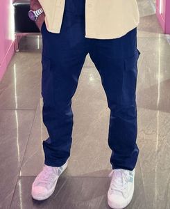 Men's Navy Cargo Pants