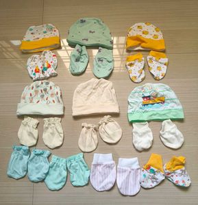 Baby Hats Mittens & Socks Set
