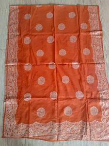 Elegant Orange Kurta Set with Dupatta