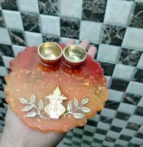 NEW - Resin Pooja Thali (4 Designs)