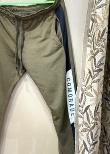 Stylish Olive Green Track Pants