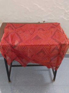 Vibrant Red Bandhani Dupatta