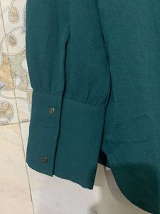Classic Teal Button-Up Shirt