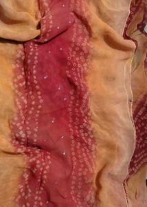 vintage Bandhani Saree