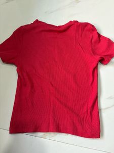 Ginger By lifestyle Red Stitch Aloha  T-Shi