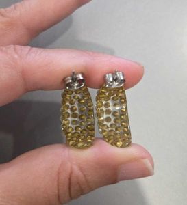 Sparkling Crystal Hoop Earrings