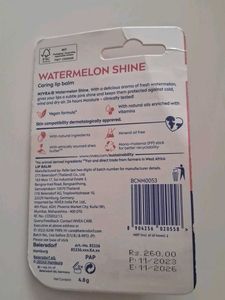 Nivea Watermelon Shine Lip Balm