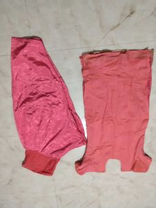Elegant Pink Kurta Set with Salwar