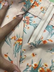 Charming Floral Print Dress