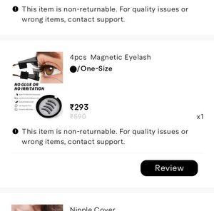 false eyelashes