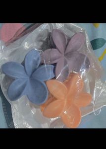 Cute Flower Hair Claw Clips Set