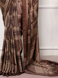 satin silk saree