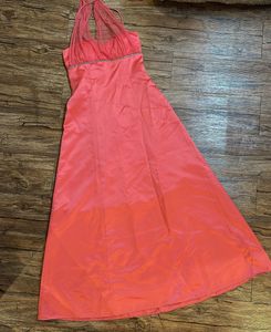 Elegant Pink Maxi Dress( offers are accepted )