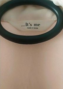 Pink Blouse w/ Embellished Collar