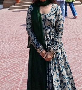 Elegant Printed Kurta Set with Dupatta