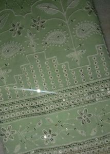Light green kurta plazzo set