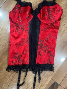 Red &amp; Black Corset