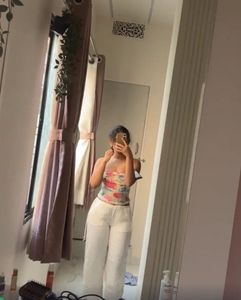 Pastel Floral Y2K Cami Top🌻🌷
