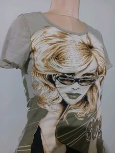 Y2K Graphic Print T-Shirt