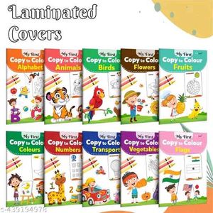 My First Copy to Colour Alphabet Book pack of 5