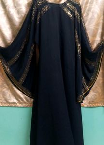 Embellished Kaftan Abaya Gown