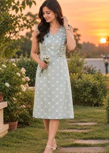 Polka Dot Midi Dress