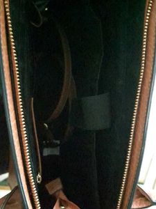 Allen Solly Brown Croc Embossed Tote Bag