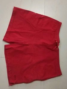Men's Red Casual Shorts