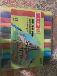 Camlin Briush Pens (12 Brush Pens)