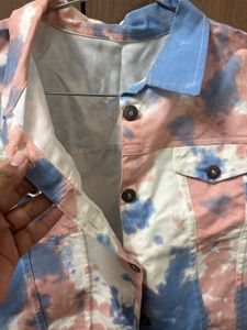 Tie-dye Denim Jacket