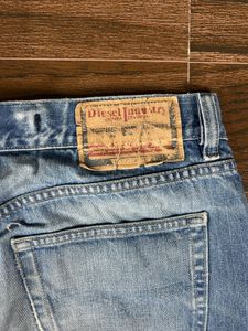 Diesel Distressed Blue Denim Jeans