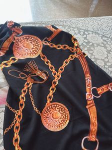 Chic Chain Print Bodycon Dress