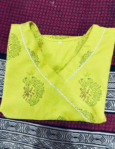 3 Women's Kurtas - Yellow, Floral &amp; White