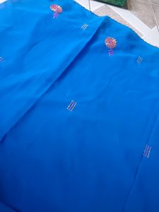 Blue Silk Saree