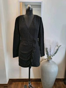 Sparkly Black Mini Dress