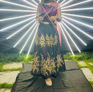 Crop Top With Western Look Lehenga