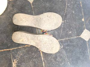 Woven Multicolor Slides