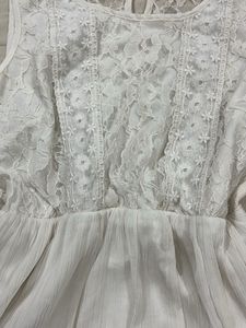 VERO MODA White Lace Mini Dress