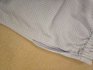 Light Blue Textured Skirt