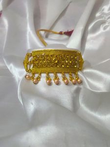 Antique Gold Plated Kundan Choker