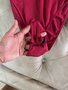 Maroon Long Sleeve One-Piece bodysuit
