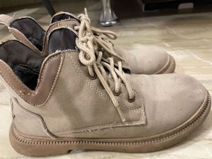 Khaki Ankle Length Boots