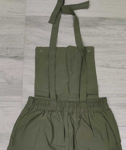 Stylish Olive Green Jumpsuit